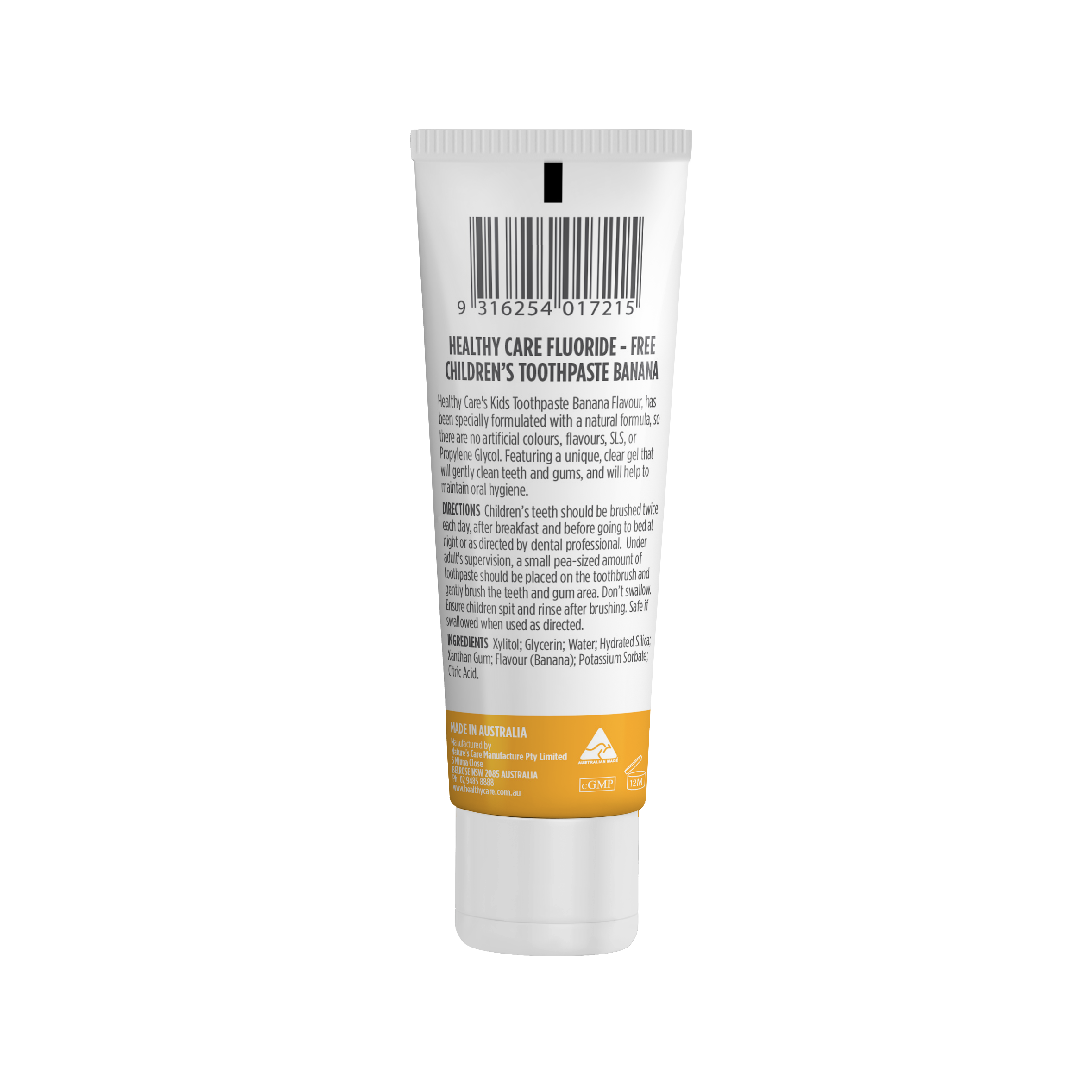 Healthy Care Kids Toothpaste 50g Banana