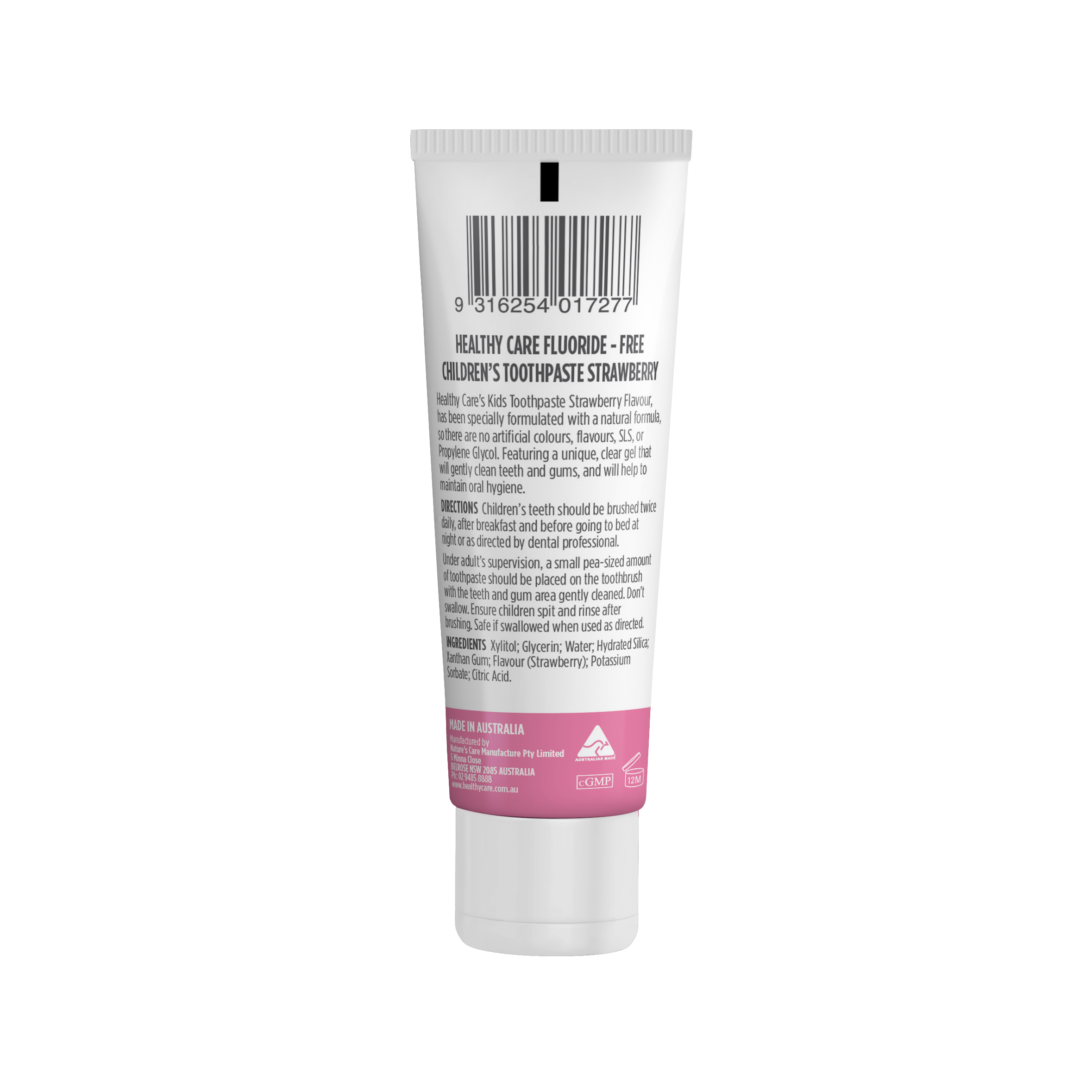 Healthy Care Kids Toothpaste 50g Strawberry