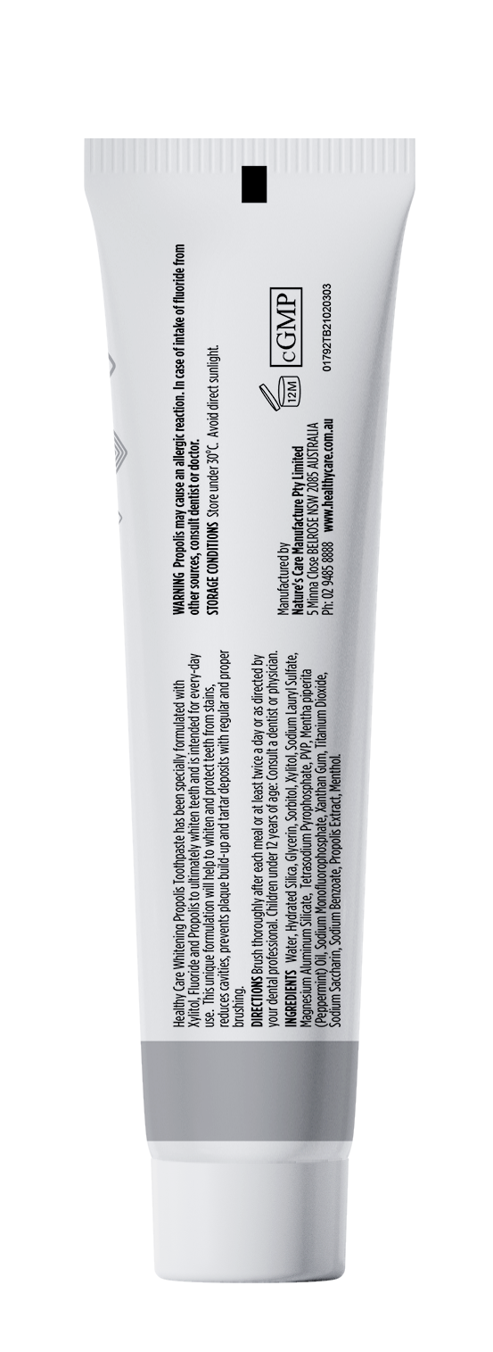 Healthy Care Whitening Propolis Toothpaste - Healthy Care Australia