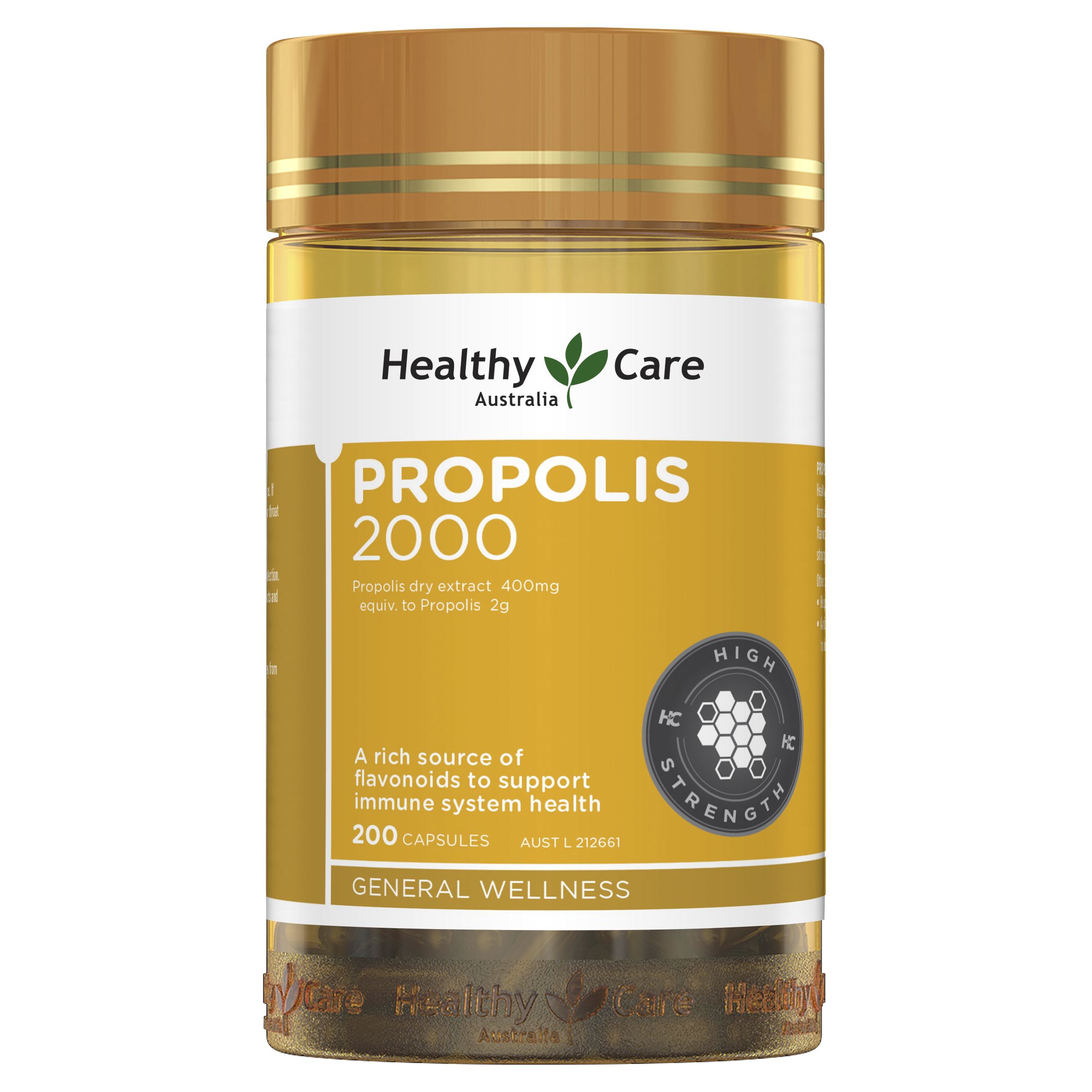 Healthy Care Propolis 2000mg 200 Capsules