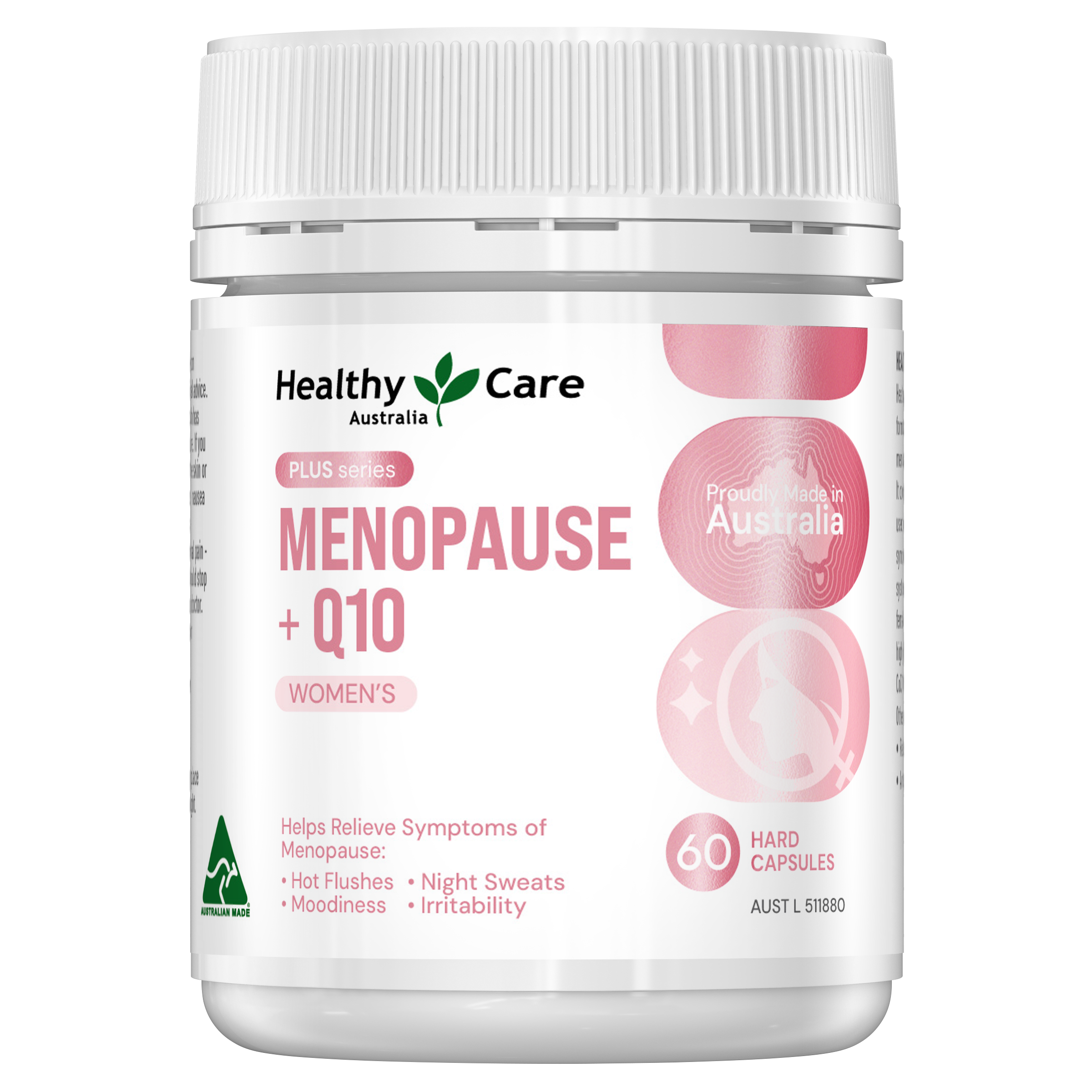 Healthy Care Plus Menopause+Q10 60 Capsules