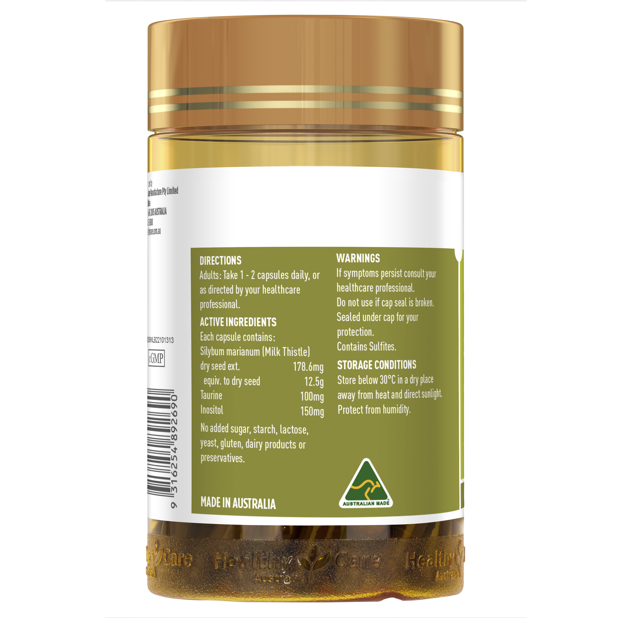 Healthy Care Liver Detox 100 Capsules