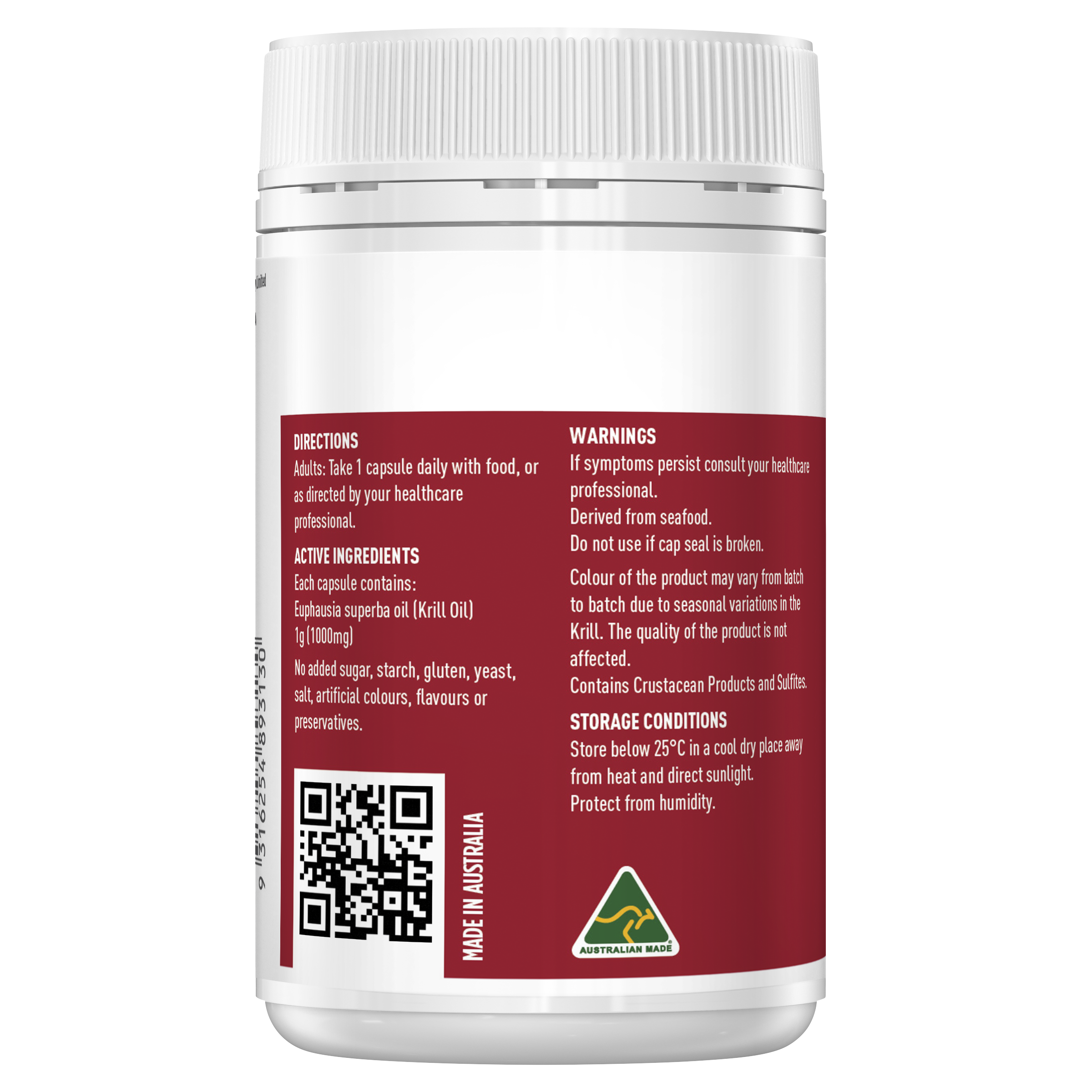 Healthy Care Wild Krill Oil 1000mg 60 Capsules