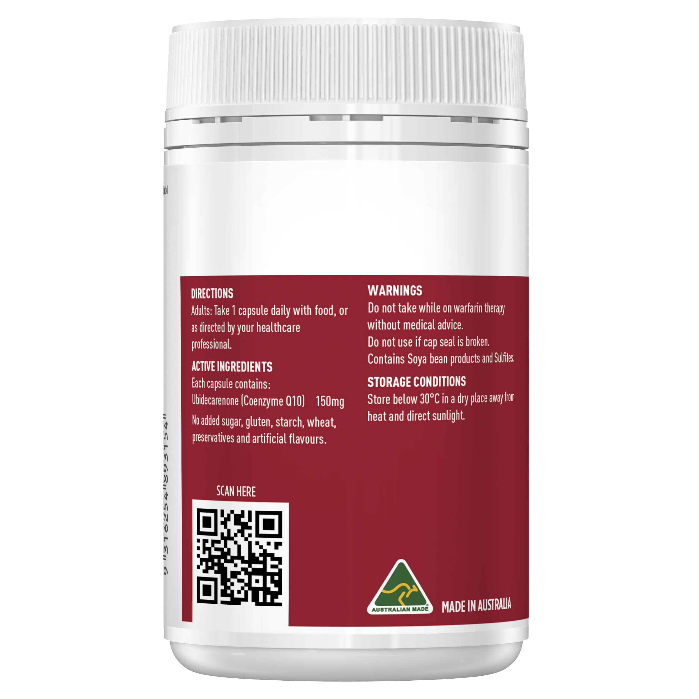 Healthy Care CoEnzyme Q10 150mg 100 Capsules