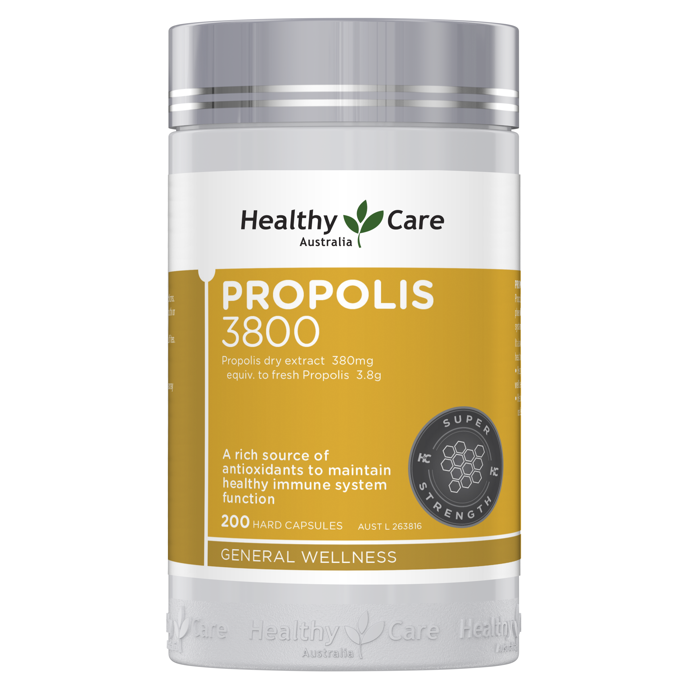Healthy Care Propolis 3800 200 Capsules