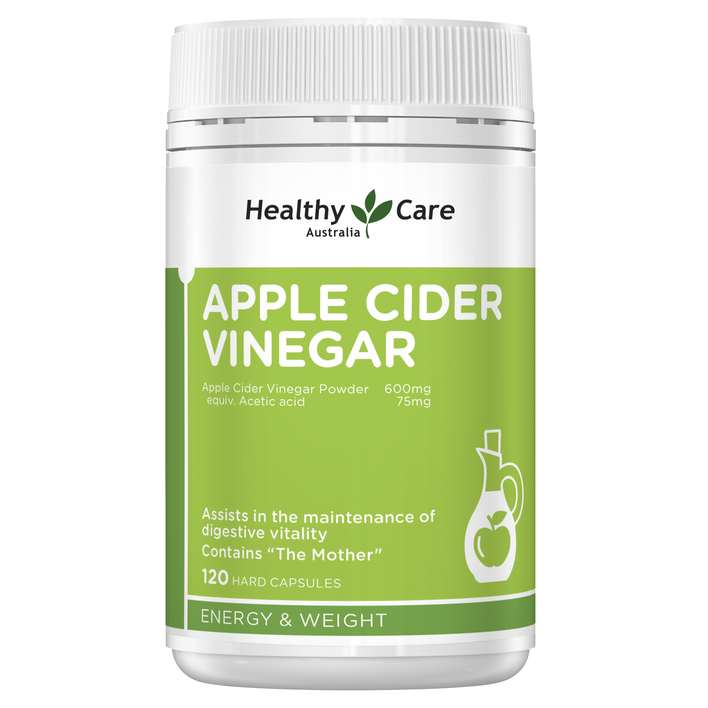 Healthy Care Apple Cider Vinegar 120 Capsules