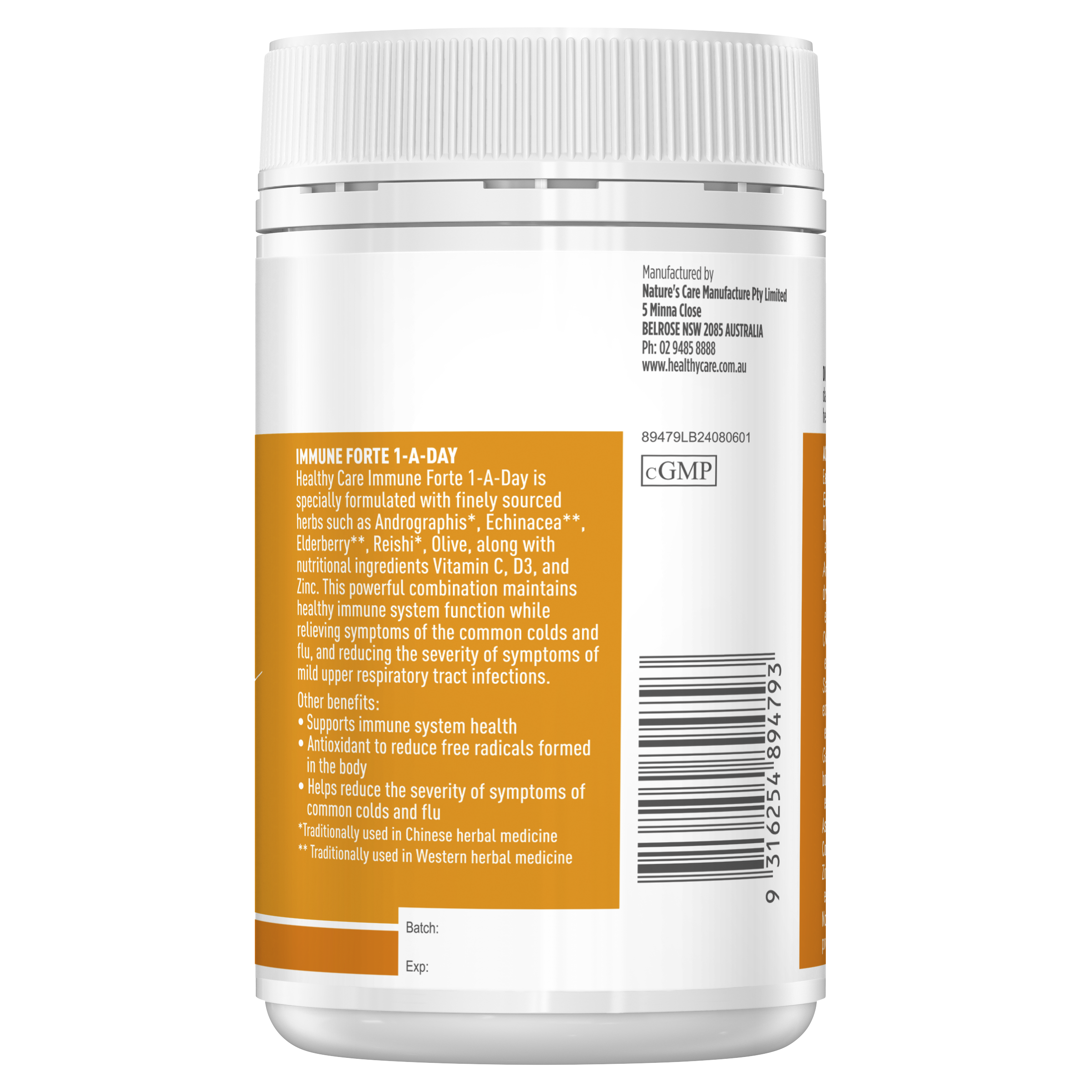 Healthy Care Immune Forte 1-A-Day