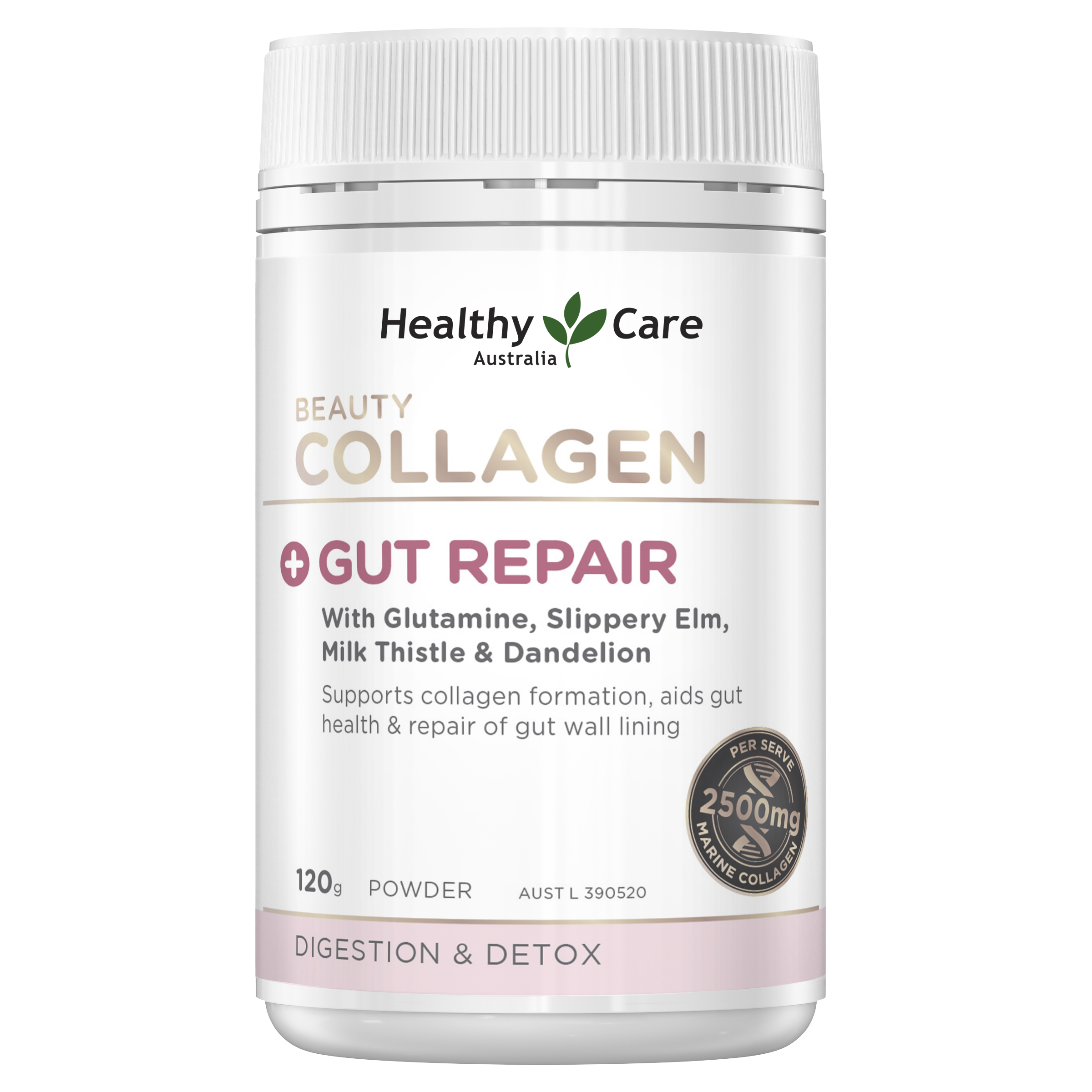 Healthy Care Beauty Collagen + Gut Repair 120g - Healthy Care Australia