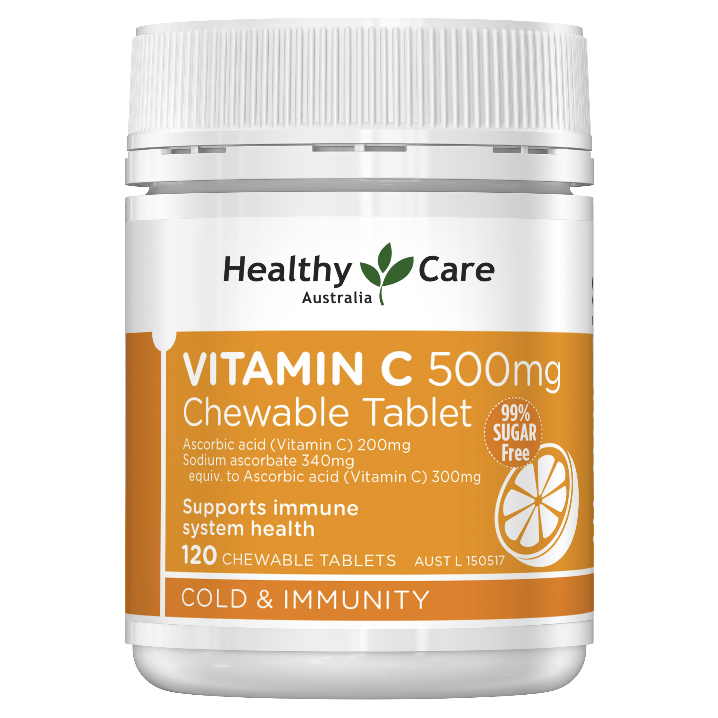 Healthy Care Vitamin C 500mg 120 Tablets