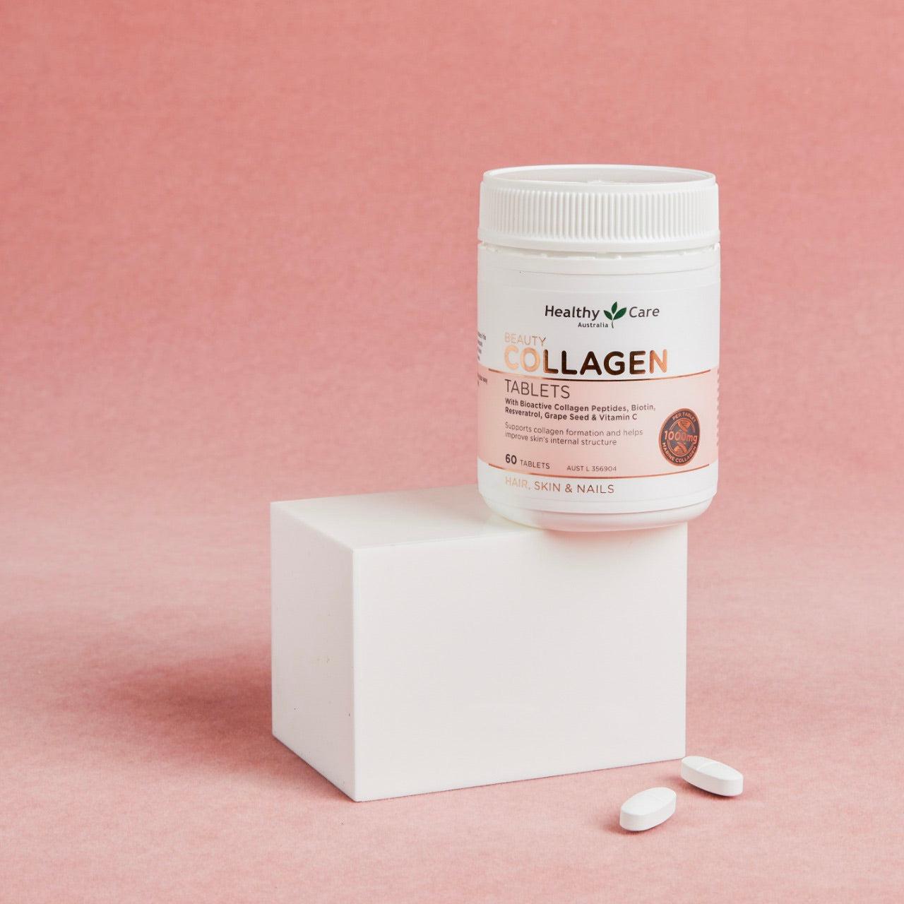 Healthy Care Beauty Collagen 60 Tablets-Vitamins & Supplements