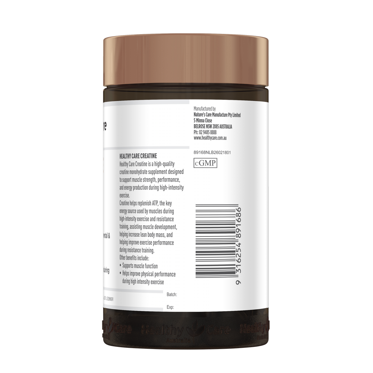 Healthy Care Creatine 1000mg - 120 Tablets