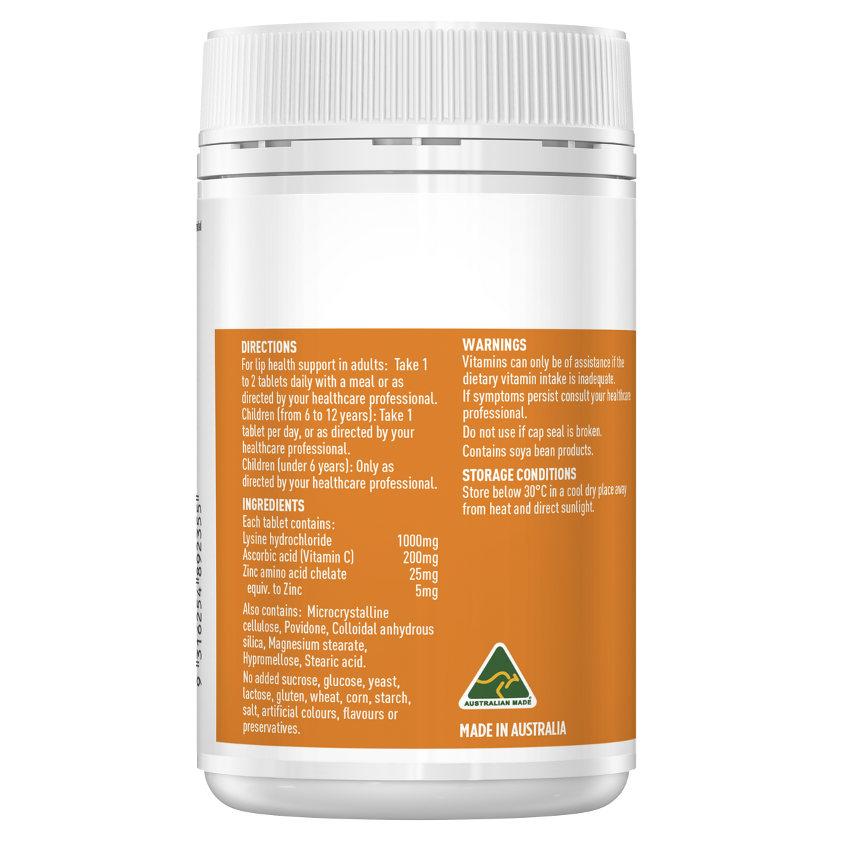 Super Lysine Cold Sore Relief 100 Tablet