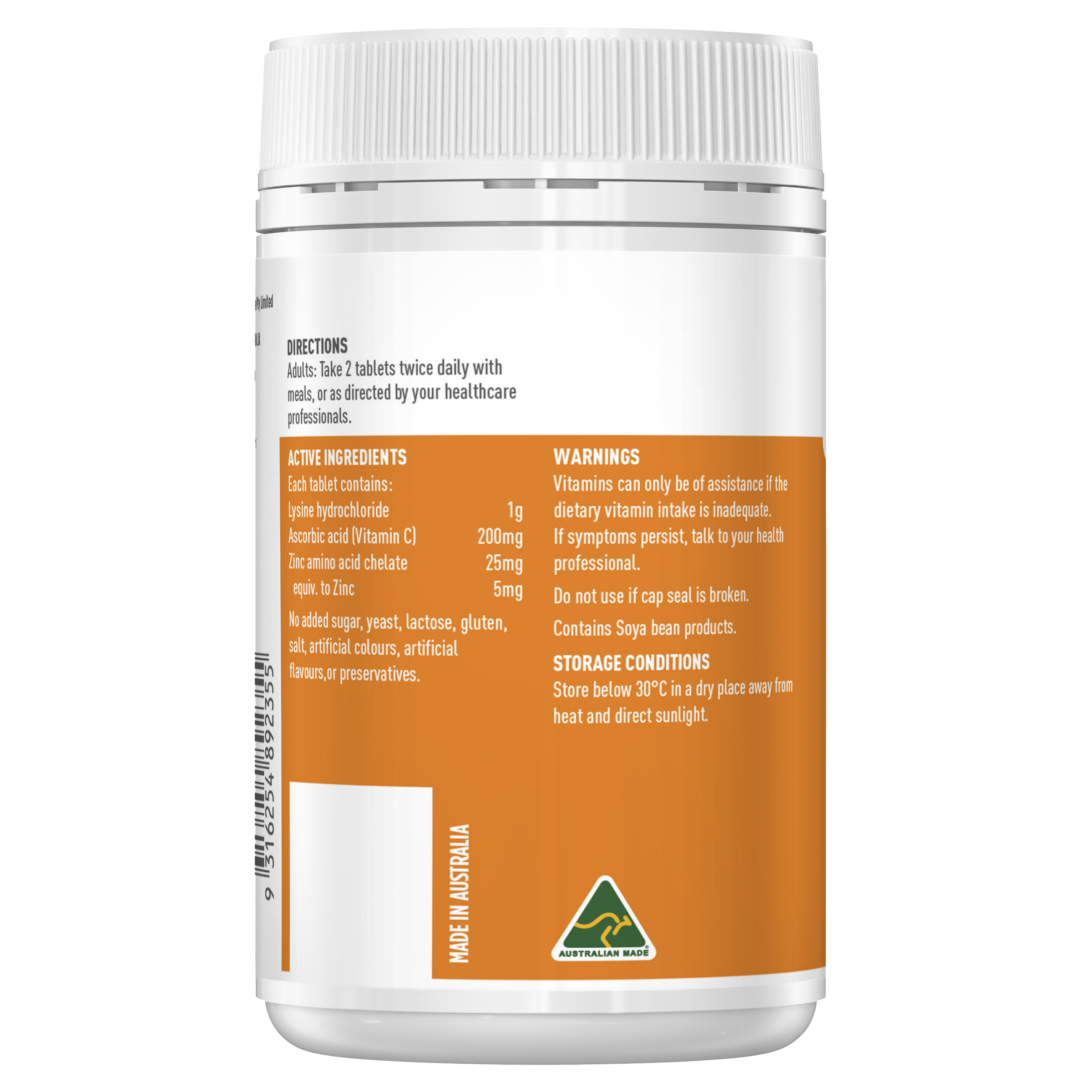 Healthy Care Super Lysine Tablets