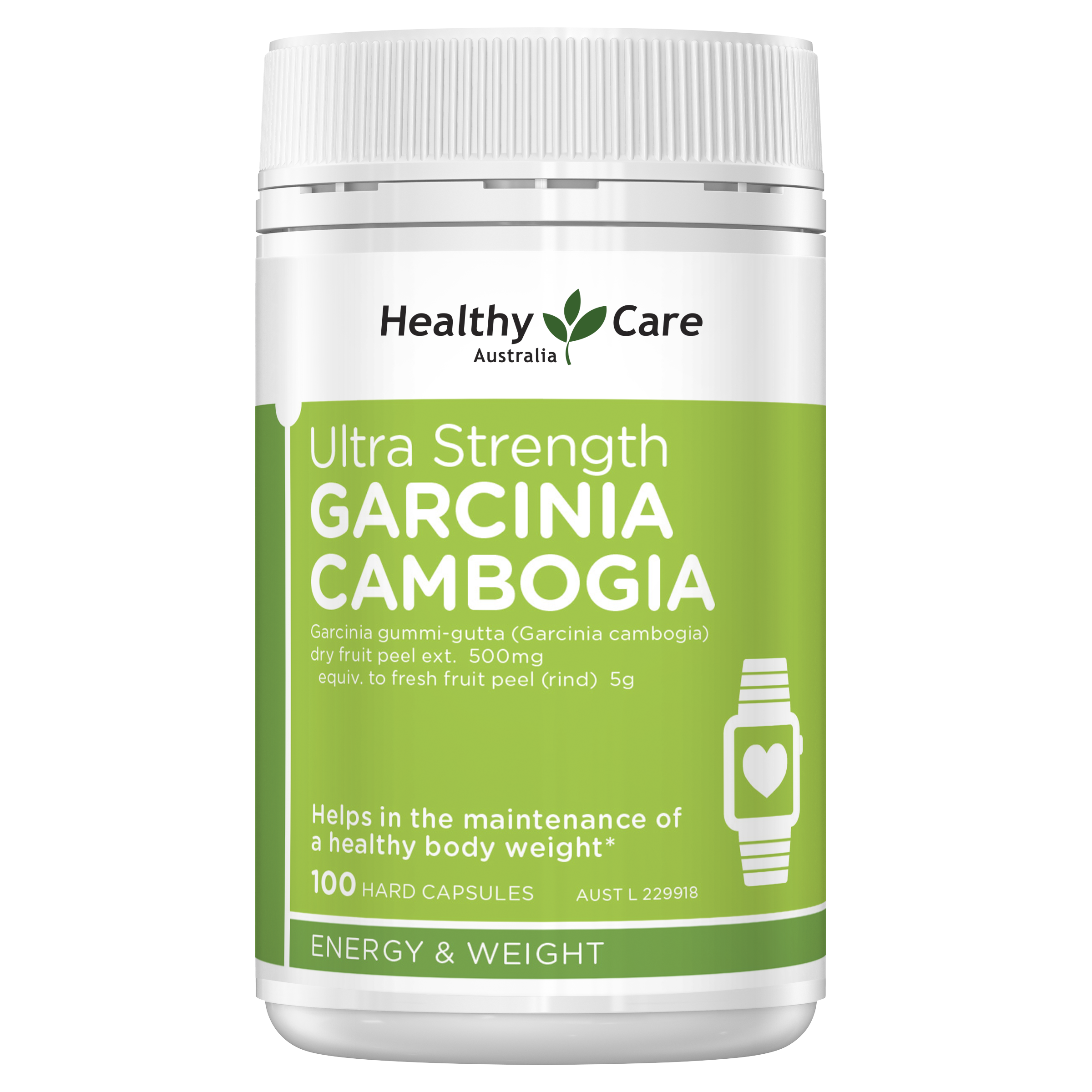 Healthy Care Ultra Strength Garcinia Cambogia - 100 Capsules - Healthy Care Australia