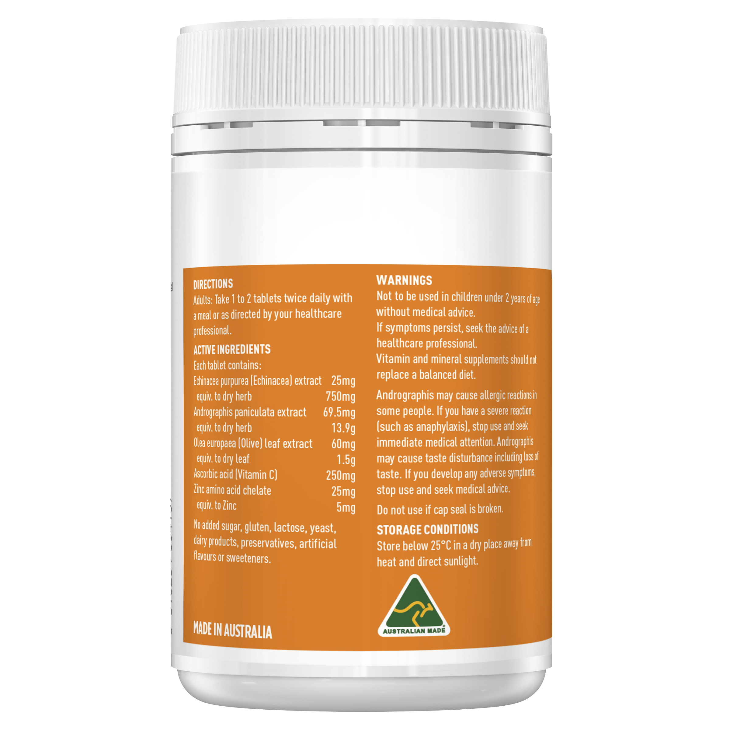 Healthy Care Immune Defence 120 Tablets - Healthy Care Australia